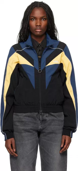 Shrunken Track Jacket in Multicolor