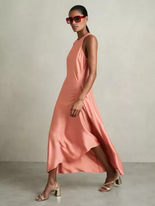 Anessa Dress in Coral