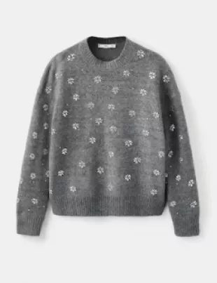 Crystal Detail Sweatshirt