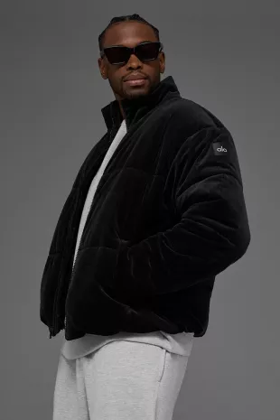 Corduroy Stage Puffer Jacket