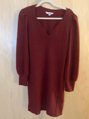 Kadelin Stripe Long Sleeve Sweater Dress