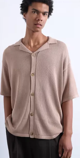 Relaxed Button Through Shirt