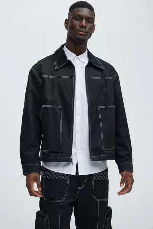 Zip Up Work Jacket