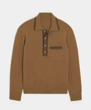 Wool Tipped Sweater Polo