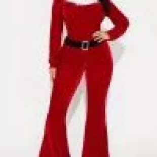 Christmas Santa Red Jumpsuit