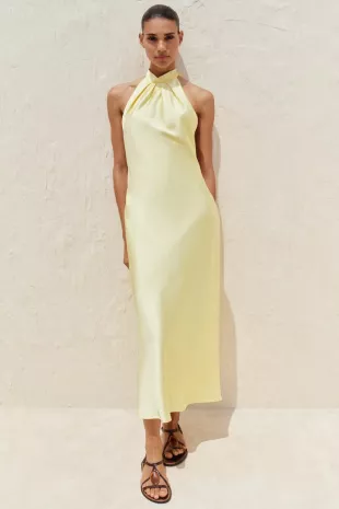 Halter  Midi Dress