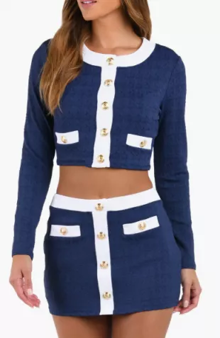 Adaline Colorblock Crop Rashguard