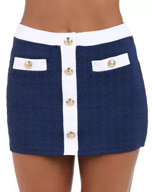 Coco Color Blocked Skirt Cover Up