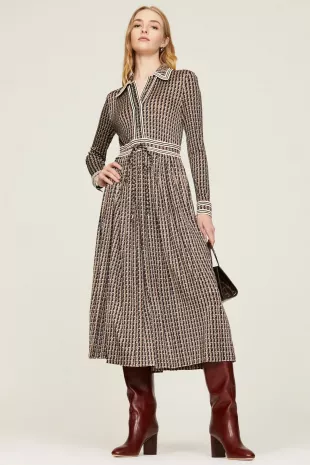 Basketweave Shirt Dress