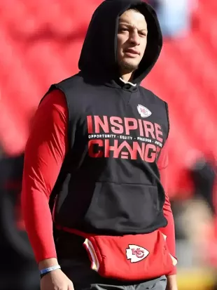 Patrick Mahomes Chiefs Inspire Change Hoodie Vest