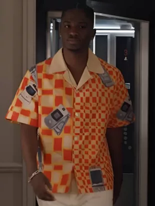 Emily in Paris S5 Samuel Arnold Printed Shirt