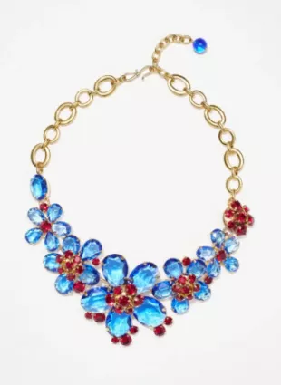 Sofia Large Bouquet Of Flowers Necklace