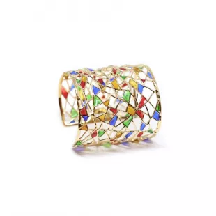 Cuff Gold Plated Bronze