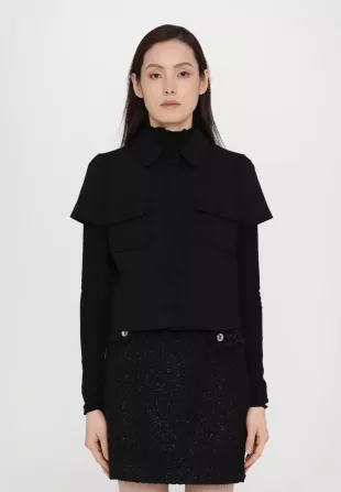 Capucin Blouse in Nori