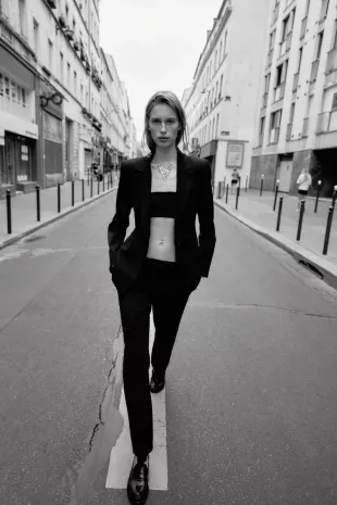 One-button Tailored Blazer