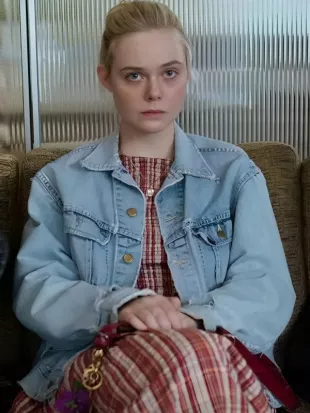 Margo’s Got Money Troubles 2026 Elle Fanning Denim Jacket