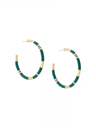 Positano Hoops in Green