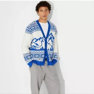 V-Neck Mountain Cardigan