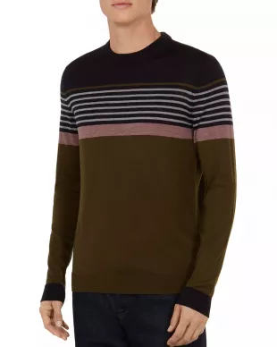 Giantbu Striped Crewneck Sweater