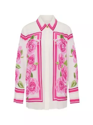 Imposter Kym Marsh Floral Silk Top