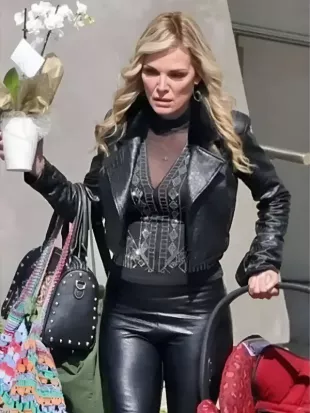 Margo’s Got Money Troubles 2026 Michelle Pfeiffer Leather Jacket