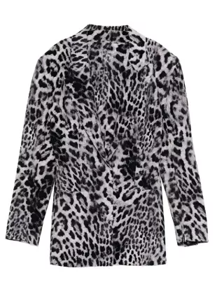Emily In Paris S5 Ashley Park Leopard Print Blazer