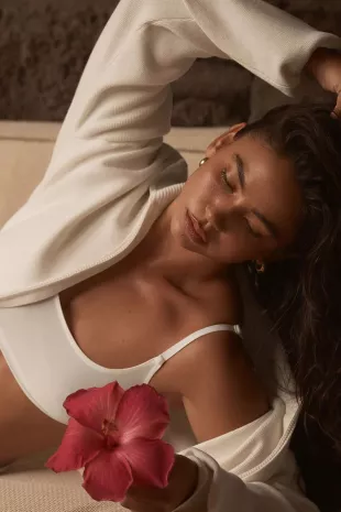 Scholar Knit Cropped Full Zip Jacket