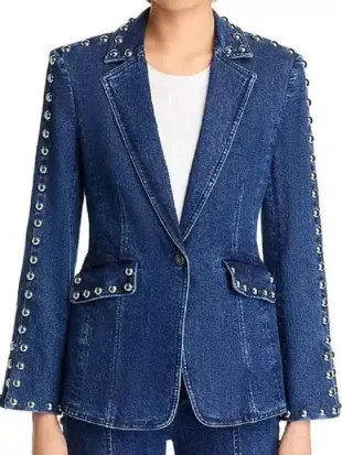 Margo’s Got Money Troubles 2026 Michelle Pfeiffer Denim Blazer
