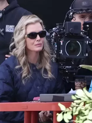 Margo’s Got Money Troubles Michelle Pfeiffer Quilted Coat