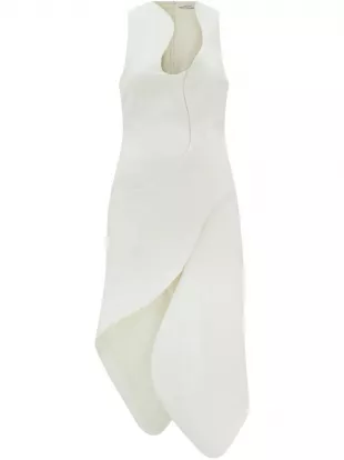 Sculptural Stretch Viscose Dress