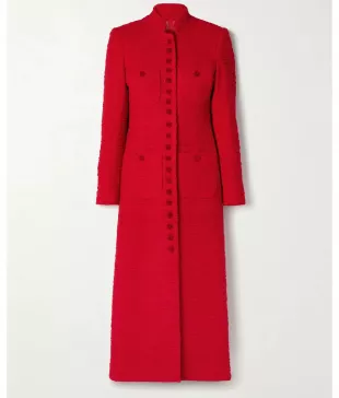 Red Tweed Coat