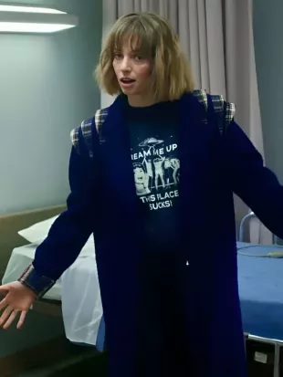 Stranger Things S05 Robin Buckley Blue Coat