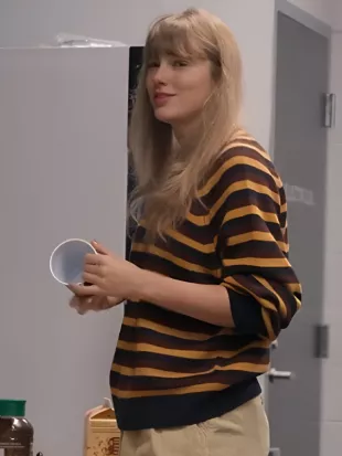 Taylor Swift The End of an Era Taylor Swift Striped Sweatshirt