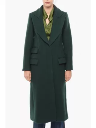 Elsbeth S03 Molly Price Green Single-Breasted Coat