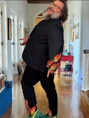 Super Mario Event Jack Black Bowser Suit