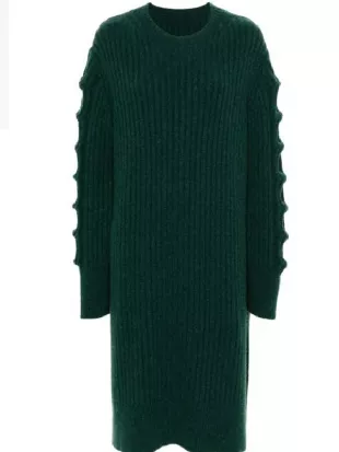 Taylor Swift The End of an Era Taylor Swift Green Knit Sweater Dress