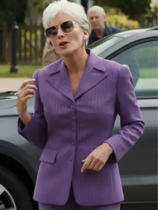The Sheep Detectives 2026 Emma Thompson Purple Blazer