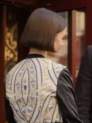 Emily In Paris S05 Lily Collins Bomber Jacket