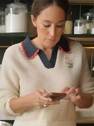 Fixer Upper Colorado Mountain House Joanna Gaines Beige Sweatshirt