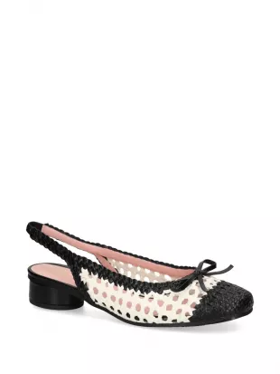 Odette Woven Slingback Pumps