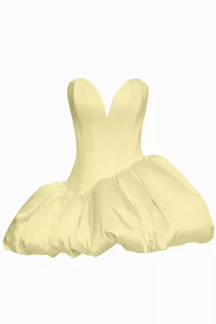 Sasha Soft Dress in Lemon