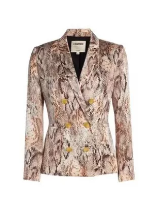 Snakeskin Tuxedo Jacket