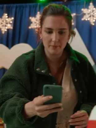 The Christmas Baby Katherine Barrell Green Jacket
