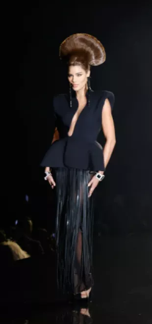 Spring 2025 Couture Fringed Jacket and Skirt