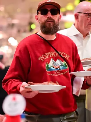 Rapper MC Fitti Red Graphic Sweatshirt