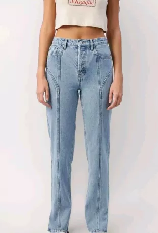Jordyn Low Rise Straight Leg Jeans