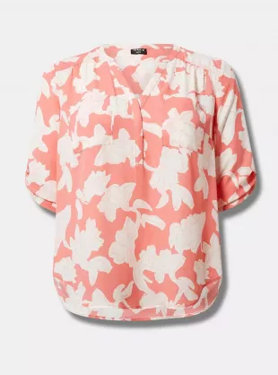 Harper 3/4 Sleeve Pullover Blouse