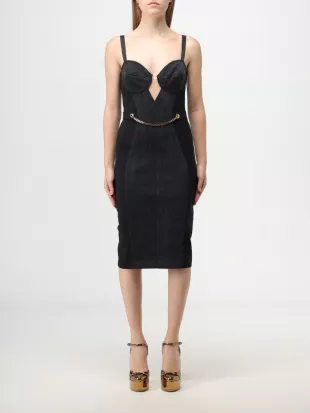 Embroidered Sheath Dress