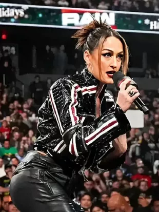 Nikki Bella Monday Night RAW Leather Jacket