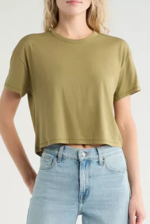 Mai Boxy Crop T-Shirt
